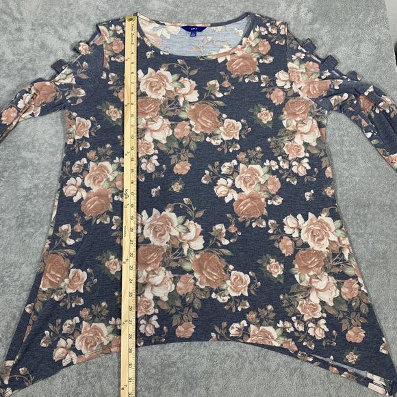 Apt. 9 Floral Victorian Pattern Sway Blouse Plus Size XXL Women’s - Picture 8 of 12